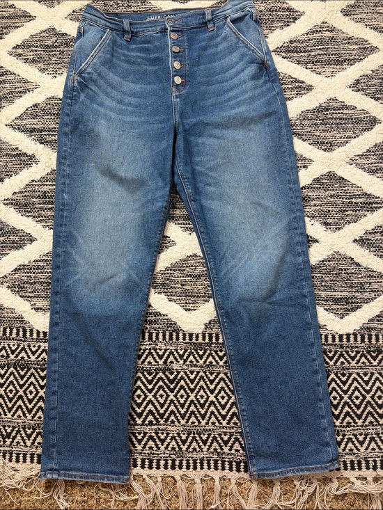 American Eagle Outfitters Denim - American Eagle Outfitters High-Rise Button-Fly Women’s Jeans size 10 long